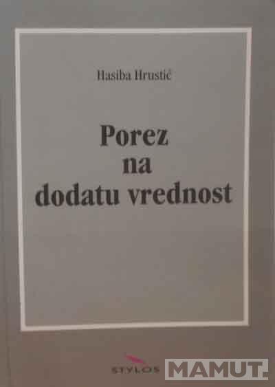 POREZ NA DODATU VREDNOST 