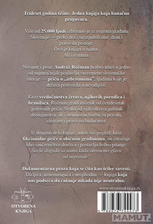 OVO SE NE MOŽE IZBRISATI 