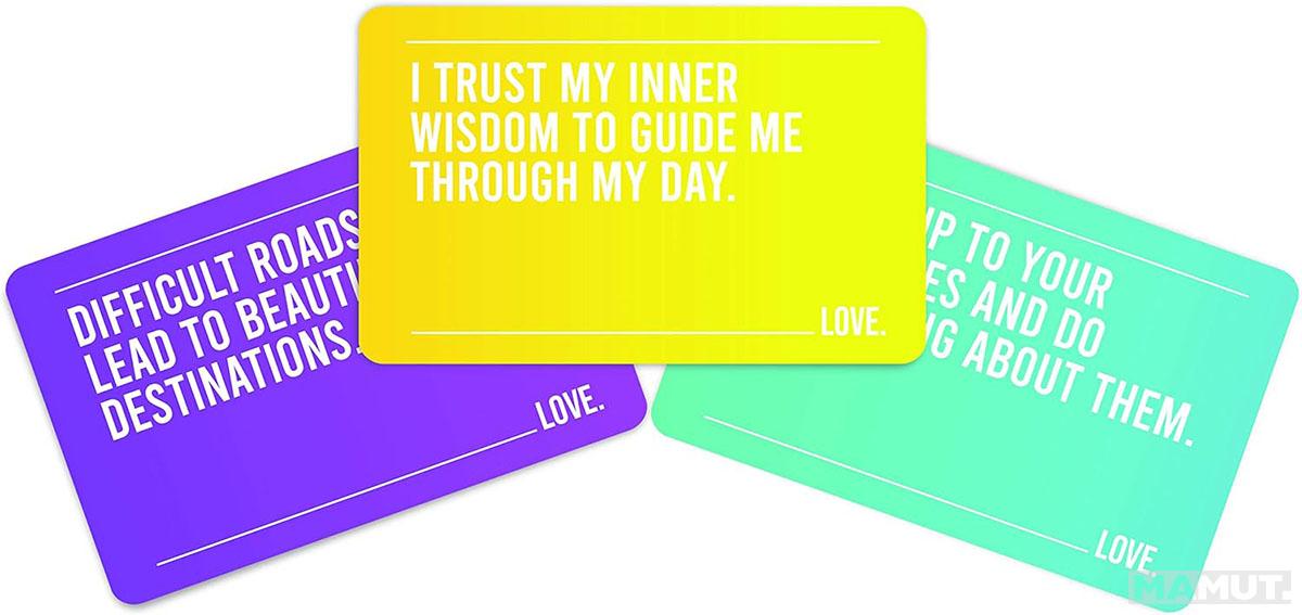 100 kartica sa afirmacijama za unutrašnji sjaj LJUBAV 