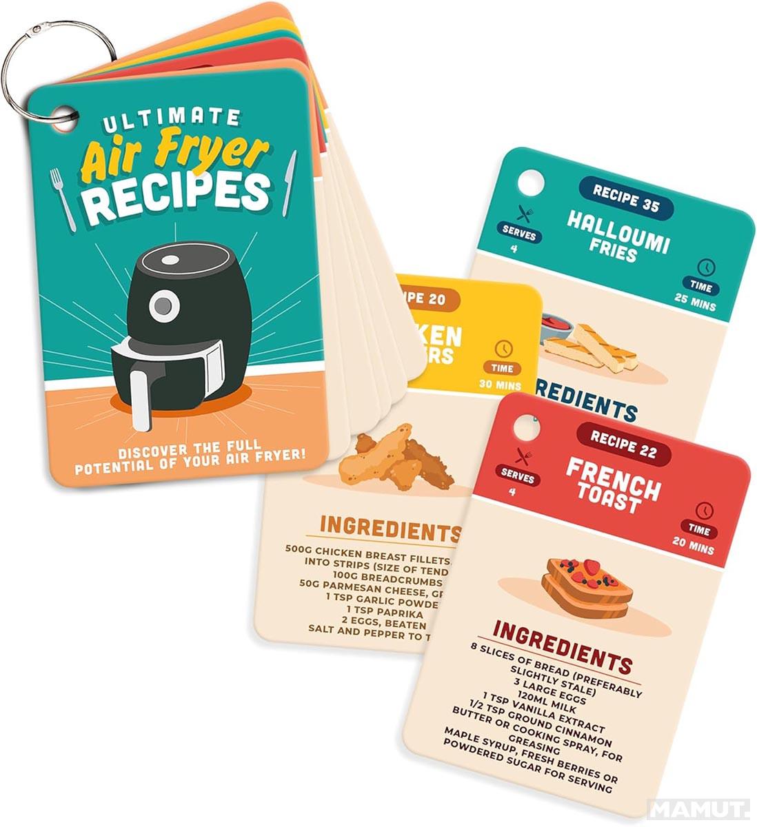 50 kartica sa receptima za AIR FRYER - 