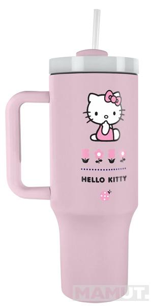 HELLO KITTY putna šolja PINK 1200ml 