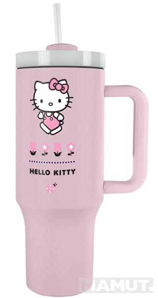 HELLO KITTY putna šolja PINK 1200ml 