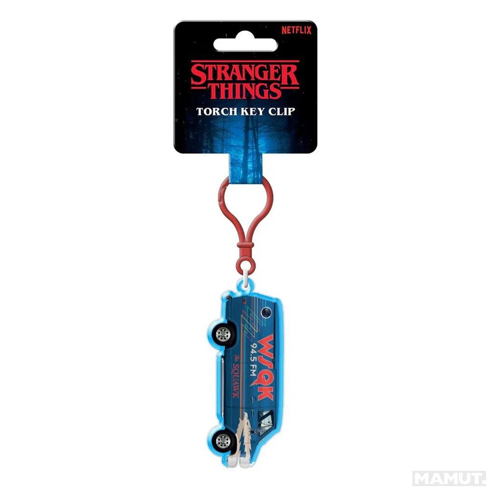 Privezak za ključeve sa lampicom STRANGER THINGS - WSQK VAN 