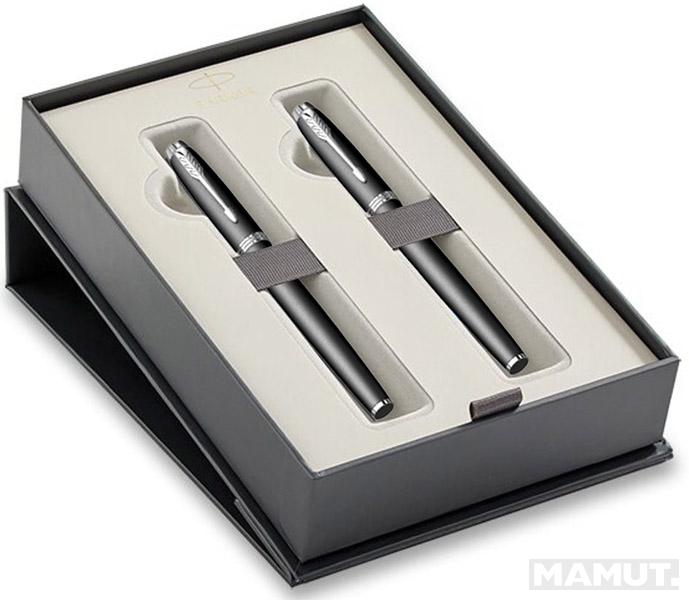 PARKER poklon set Royal IM Black CT Nalivpero + Roler 