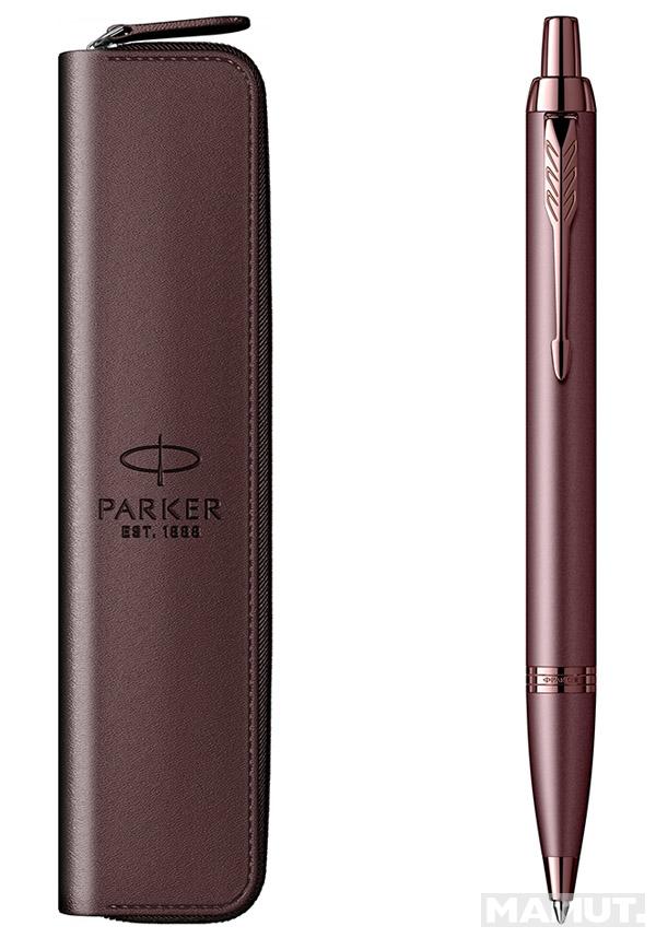 PARKER hemijska olovka i futrola ROYAL IM BURGUNDY 