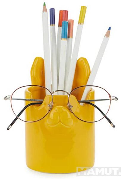 Držač za olovke i naočare NOSY BUDDY DOG - ŽUTI 
