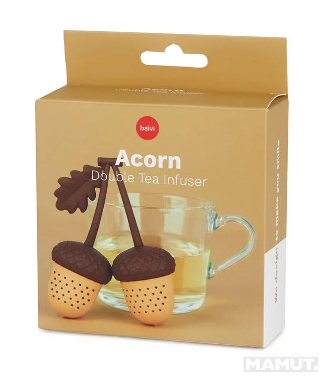 Dupli silikonski infuzer za čaj ŽIR 