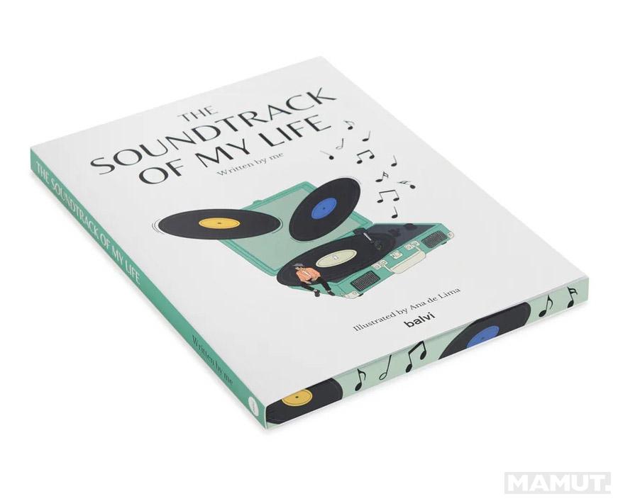 Notes A5 THE SOUNDTRACK OF MY LIFE, 192 stranica na linije 