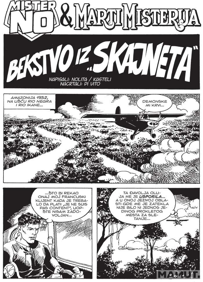 ZLATNA SERIJA 61 (KOR B) Mister No i Marti Misterija Bekstvo iz „Skajneta” 