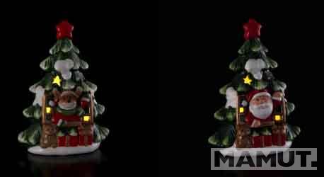 Keramička dekoracija NOVA GODINA 10x6x14cm 