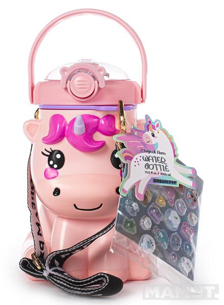 3D flašica za vodu JEDNOROG 1000ml 