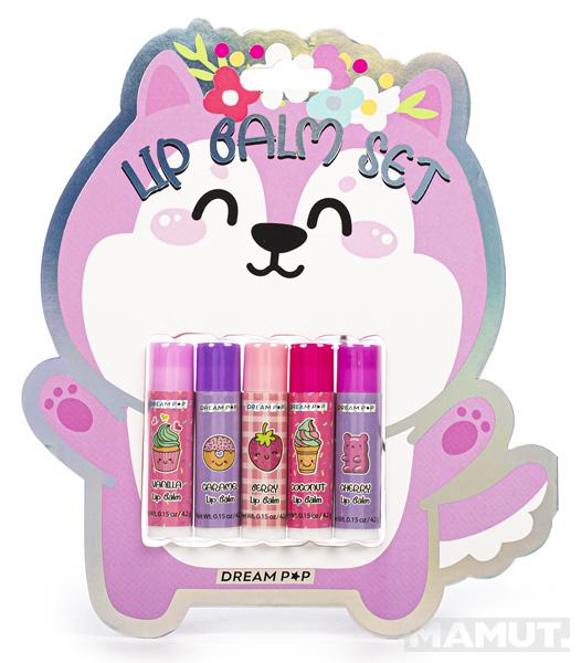 Set pet balzama za usne DREAMPOP KIDS 