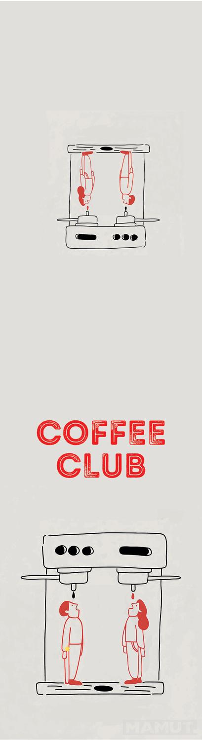 Bookmarker COFFEE CLUB 