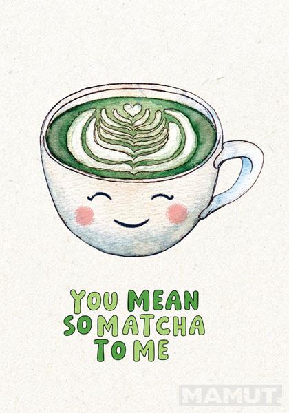 Čestitka MATCHA 