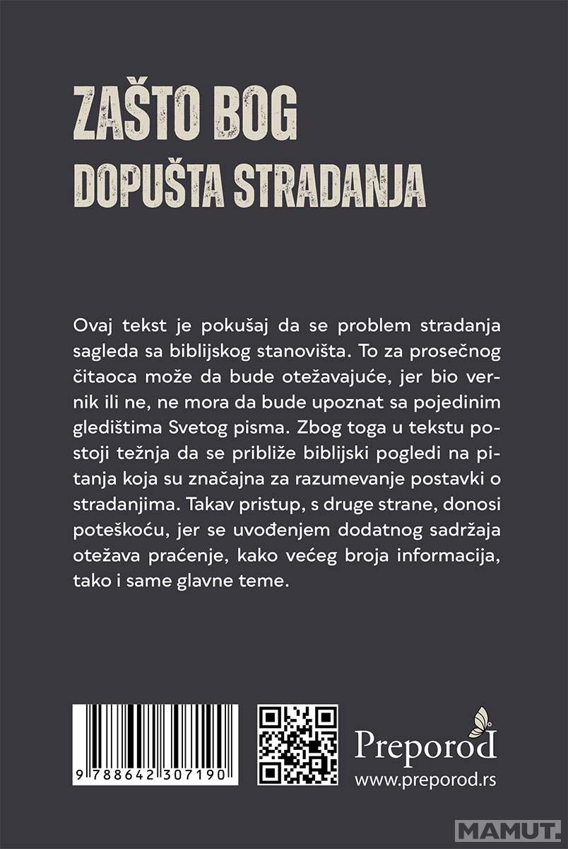 ZAŠTO BOG DOPUŠTA STRADANJA 
