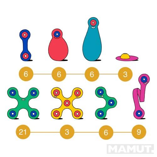 Magnetna igračka SUPER RAINBOW 