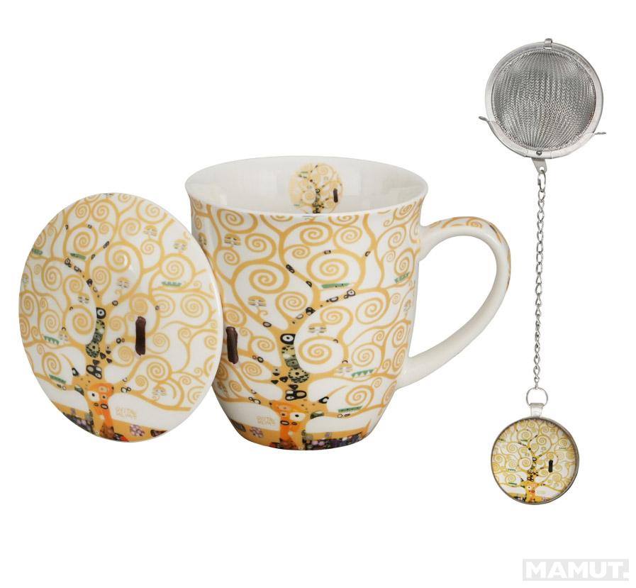 Šolja 400ml sa infuzerom KLIMT Tree of life 