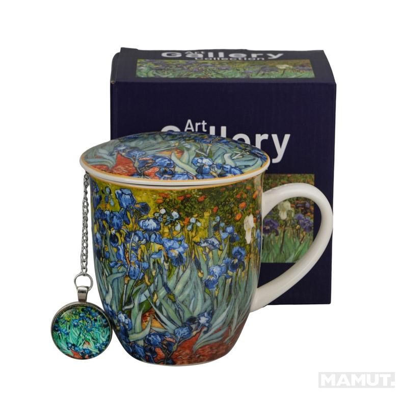 Šolja 400ml sa infuzerom VAN GOGH Irises 