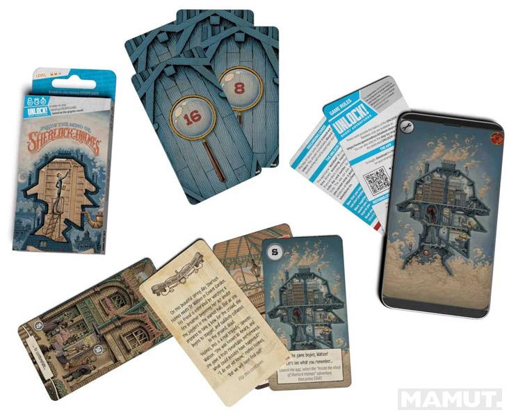 Društvena igra UNLOCK! SHORT ADVENTURES 10 - IN THE HEAD OF SHERLOCK HOLMES 