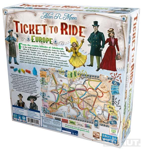 Društvena igra TICKET TO RIDE EUROPE 