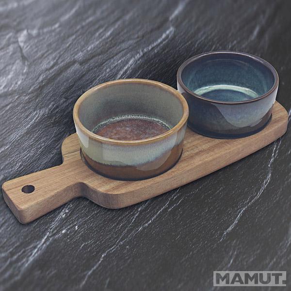 Činije za grickalice DVE OKRUGLE 