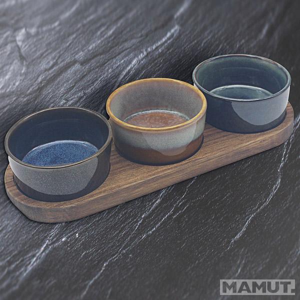 Činije za grickalice TRI OKRUGLE 