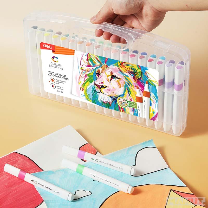 Set akrilnih markera DELI 1/36 