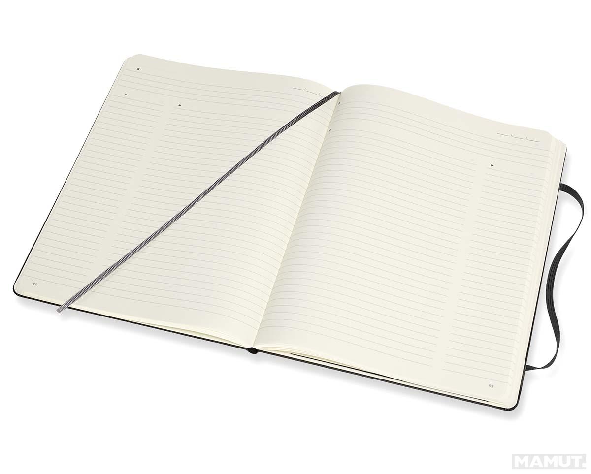 Notes 19x26cm XL MOLESKINE Black - hard 