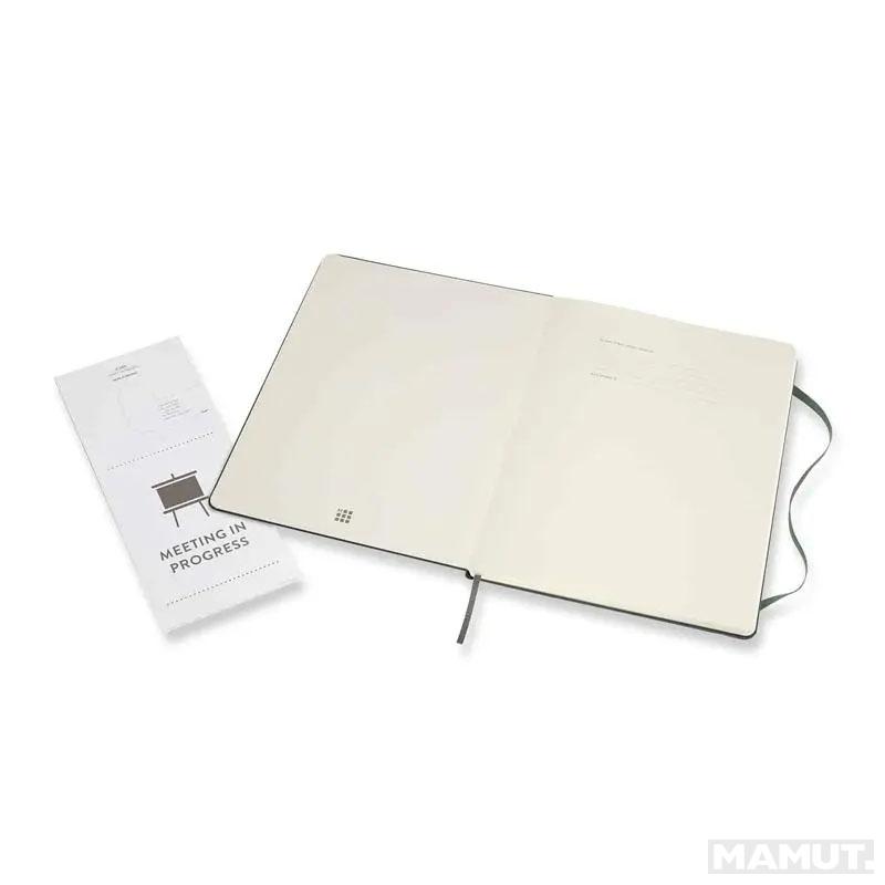 Notes 19x26cm XL MOLESKINE Forest green - hard 