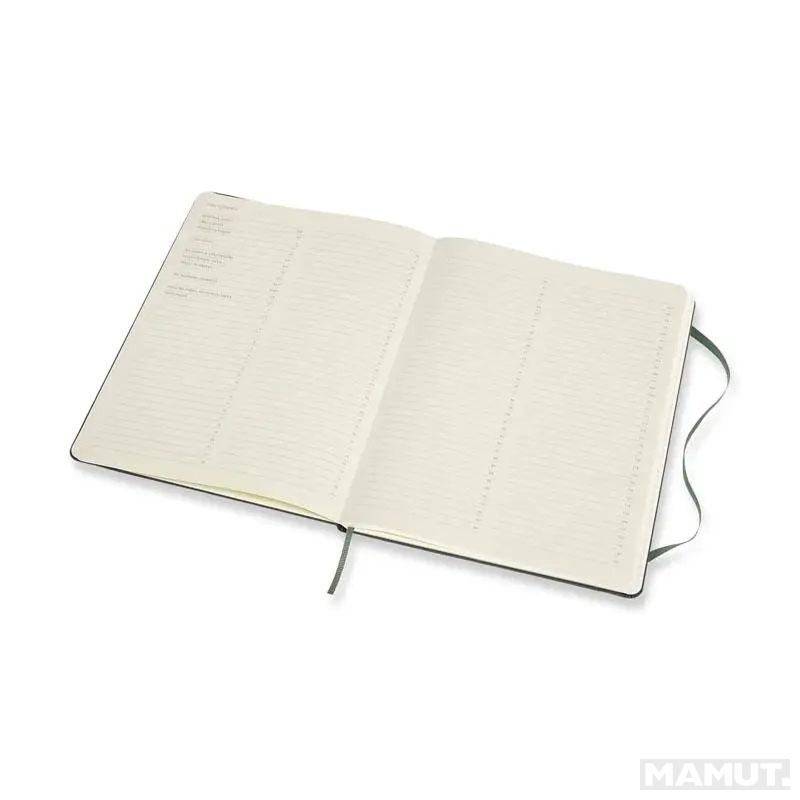 Notes 19x26cm XL MOLESKINE Forest green - hard 