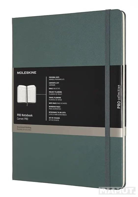 Notes 19x26cm XL MOLESKINE Forest green - hard 