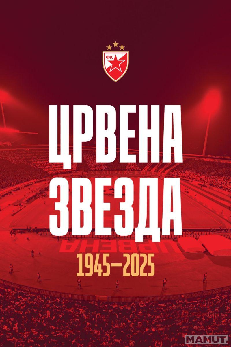 MONOGRAFIJA FK CRVENA ZVEZDA 1945-2025 