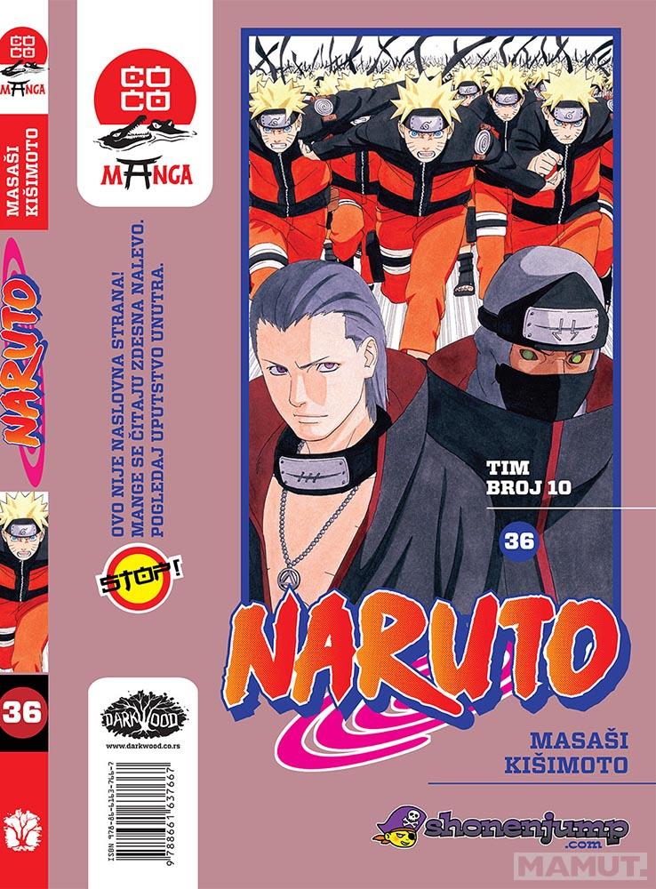 NARUTO 36 Tim broj 10 