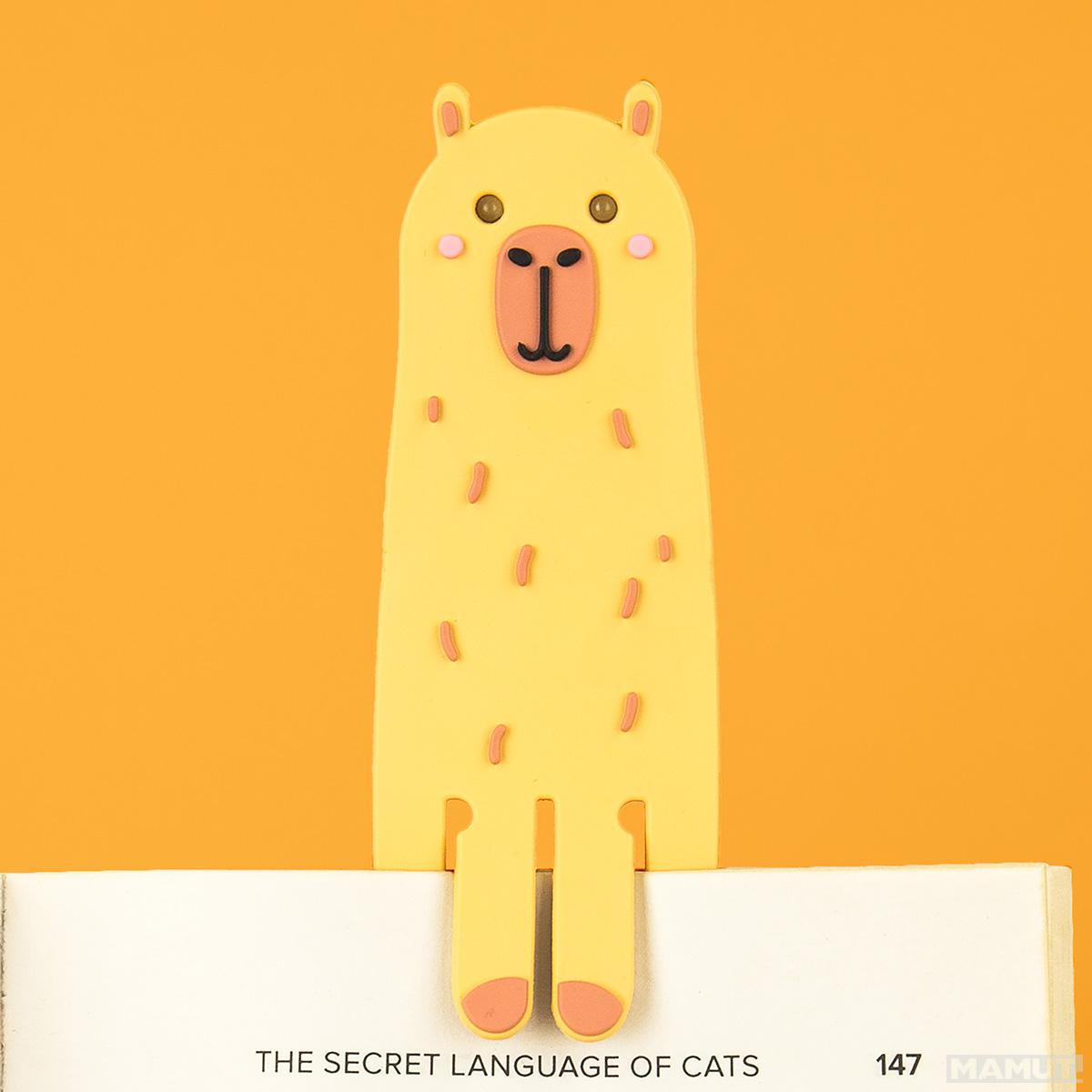 Lampa za čitanje i bookmarker GIFT REPUBLIC Kapibara 