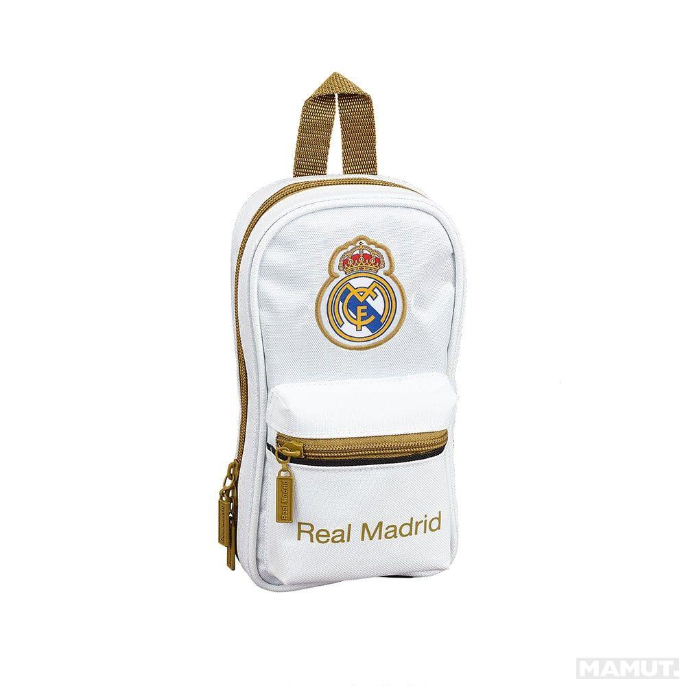 REAL MADRID PENCIL CASE-BACKPACK WITH 4 FILLED PENCIL CASES 