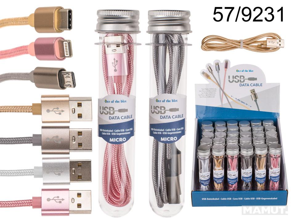 USB KABL ZA IPHONE C&MICRO 1M 