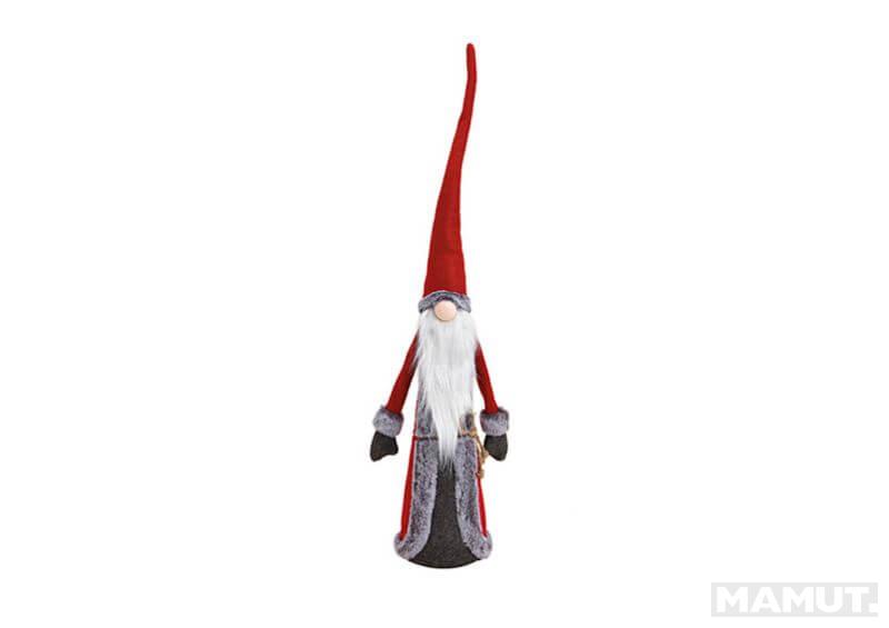 Santa, felt, artificial fur, metal, red  13x74x13cm 