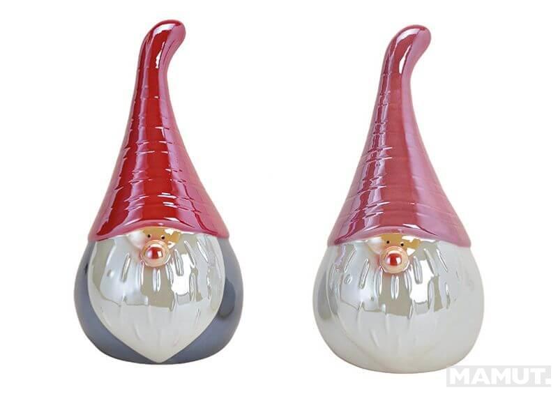 Nicholas ceramic pink/rose/red 2-Asst. 9x18x9cm 