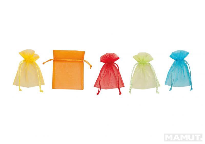 GIFT BAG ORGANZA 5-ASS.11X14CM 